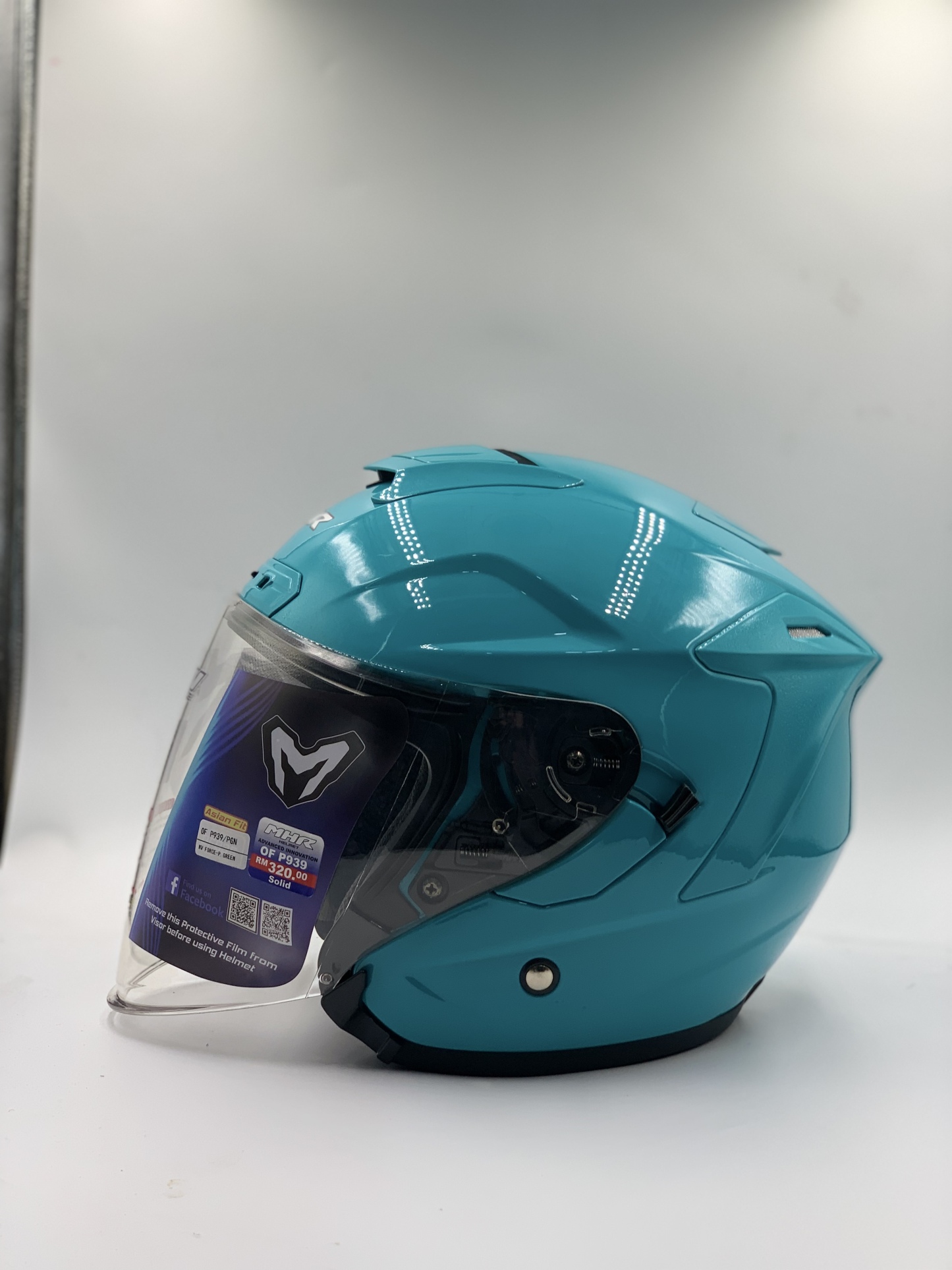 MHR NV Force Dual Visor Plain Solid Colour (SIRIM)